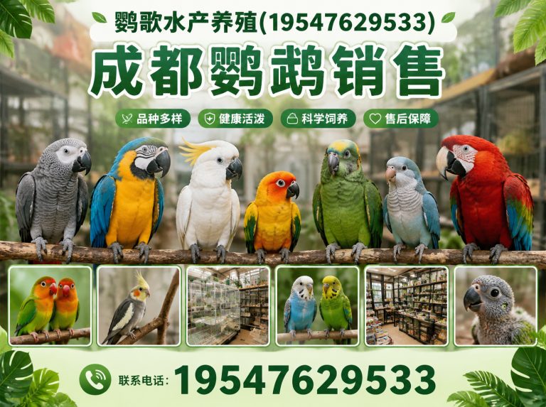 金堂县中大型鹦鹉繁育展示图